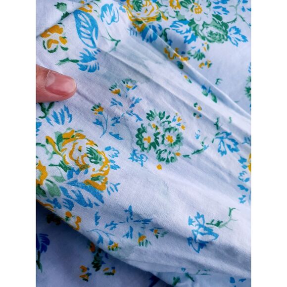 Soho Babe New York Light Blue Florals LS ButtonUp Shirt Jr. Sz Large NWT - Picture 14 of 16